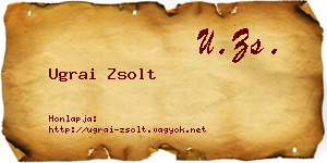 Ugrai Zsolt névjegykártya